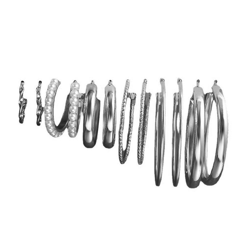 Creative Gold Shaped Metal Eardrop High-grade Earrings