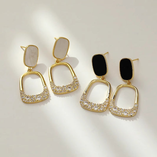 Women's Simple Cold Style High-grade Temperament Goddess Earrings