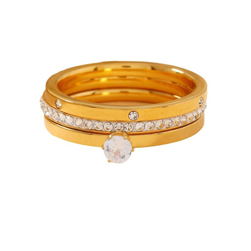 Clay Rhinestone Female Index Finger Tail Rings