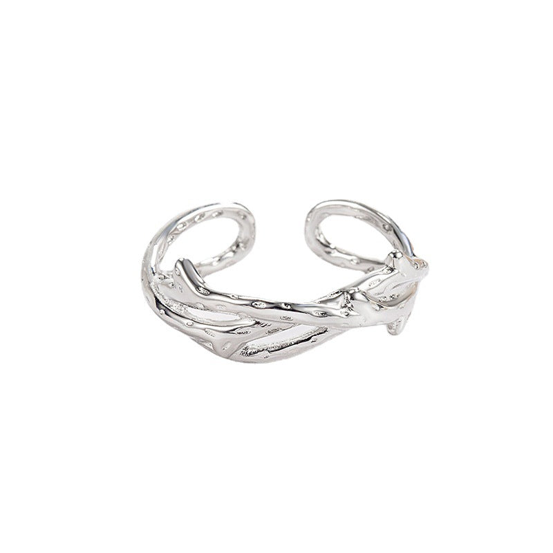 Couple Niche Open Creative Roses Jewelry Rings