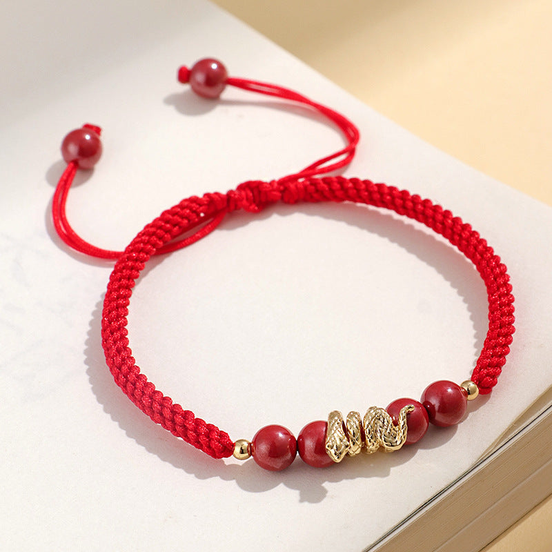 Life Hand Woven Rope Safe Smooth Blessing Couple Bracelets