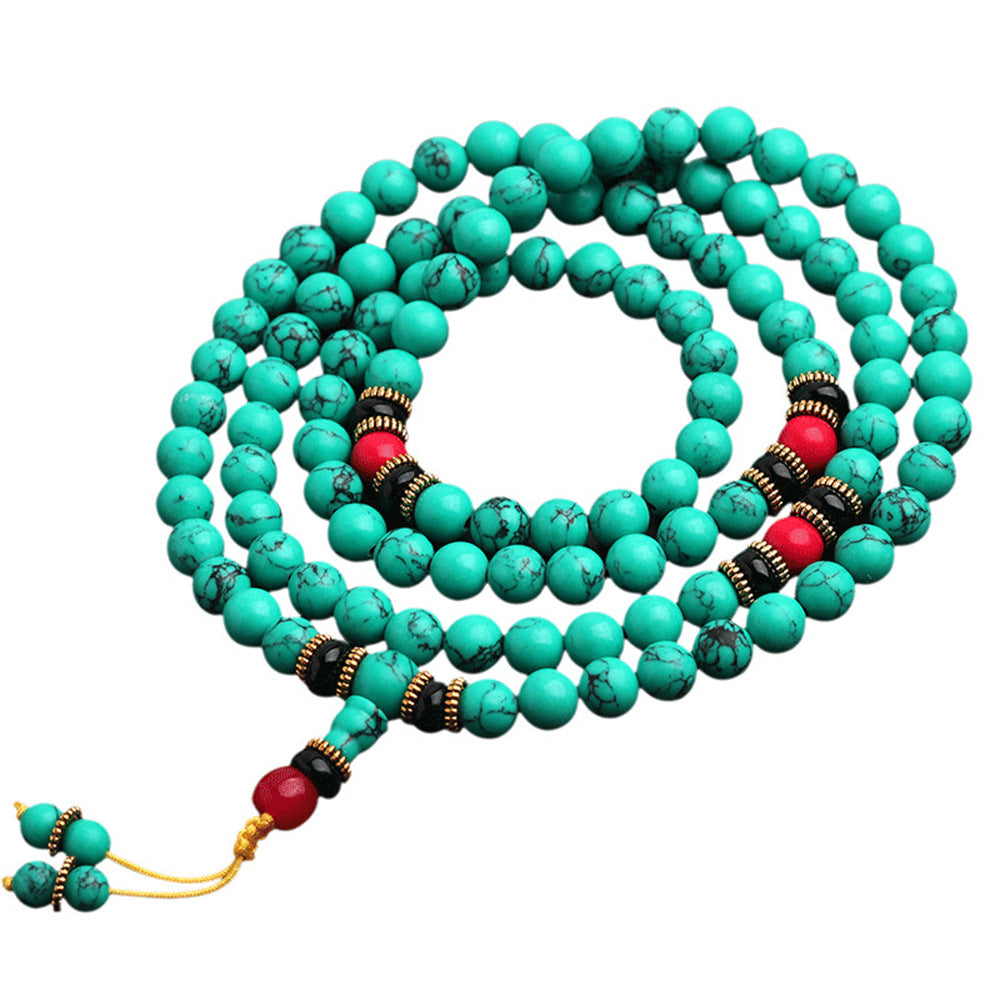 Turquoise Beads Buddha Boho Crafts Live Bracelet