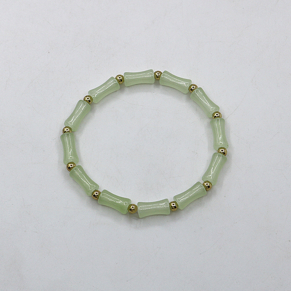 Imitation Aventurine Festival High National Style Bracelets