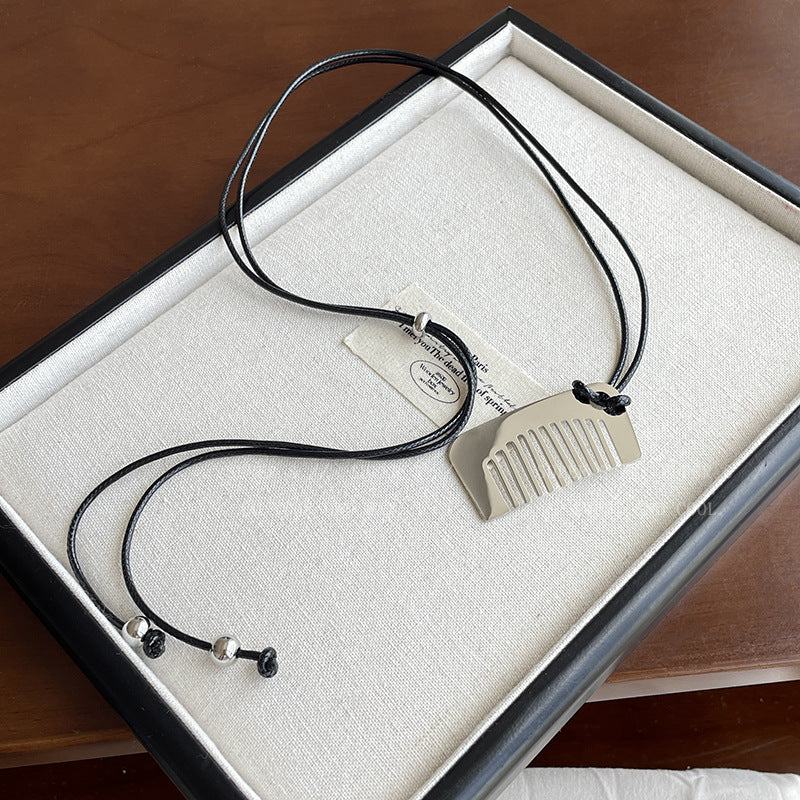 Women's Rope High-grade Graceful Sweatshirt Chain Long Necklaces