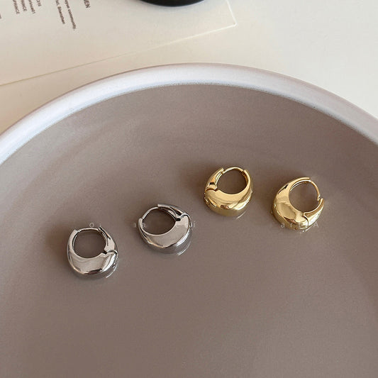 Women's High-grade Simple For Light Luxury Minority Design Frosty Style Earrings