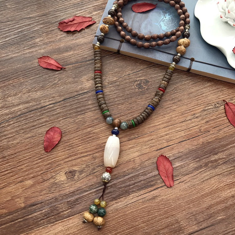 Women's & Men's Retro Ethnic Style Long Sweater Chain Necklaces