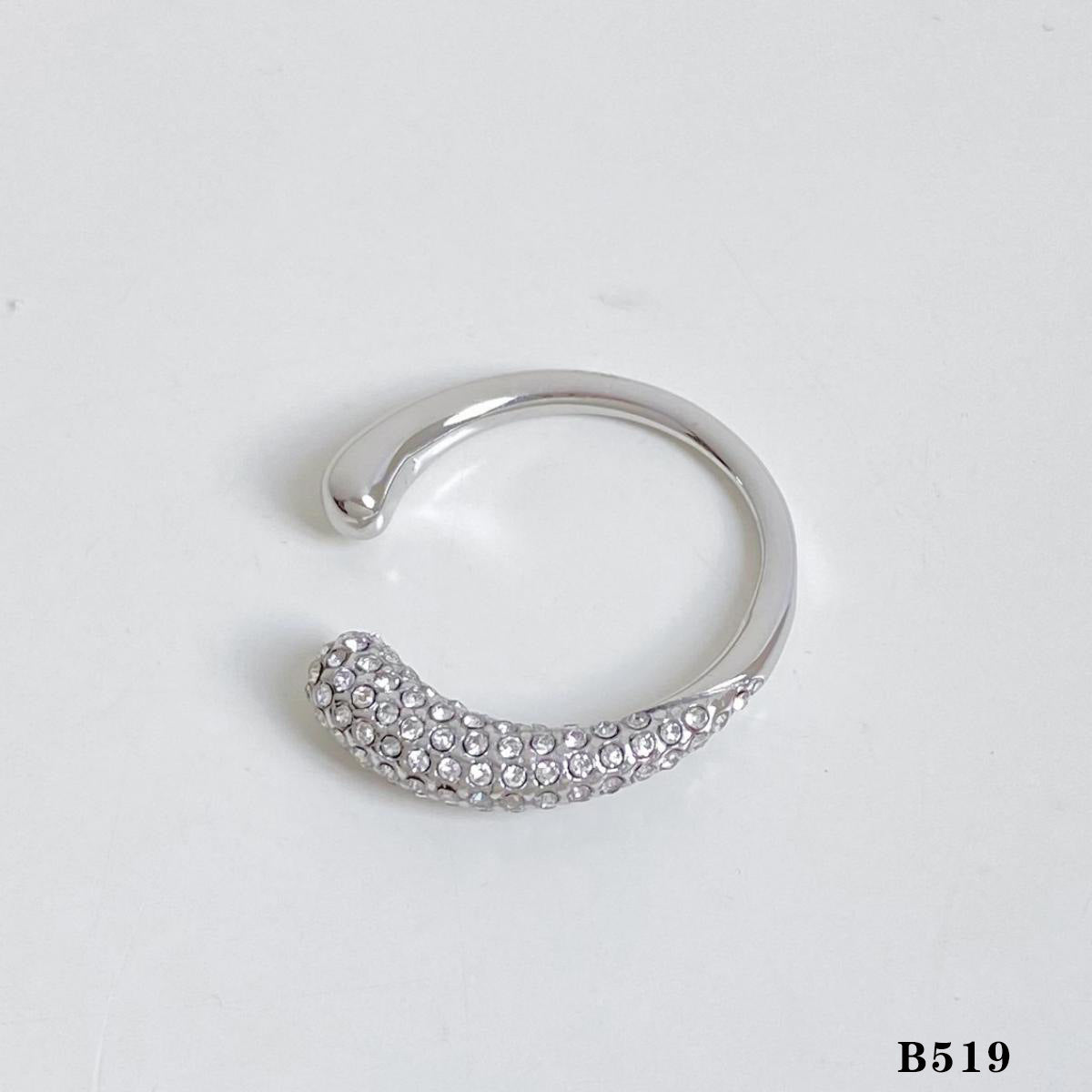 Stainless Steel Love Heart Bow Tie Rings