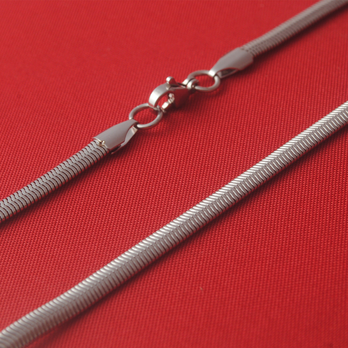Women's & Men's Flat Trendy Light Luxury Jewelry Titanium Steel Necklaces