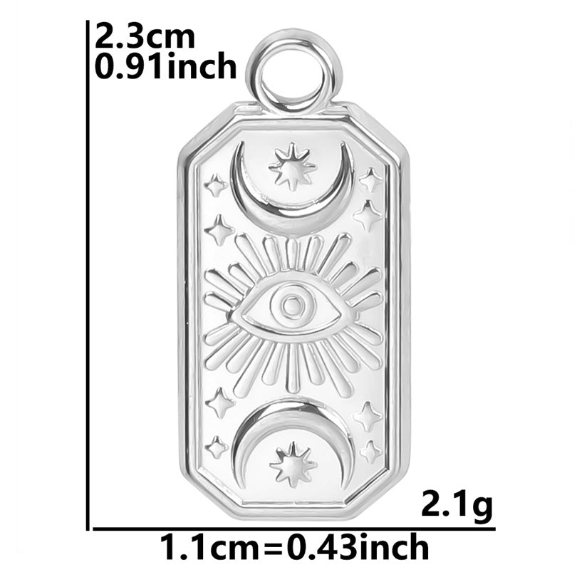 Stainless Steel Devil's Eye Ornament Accessories Necklaces