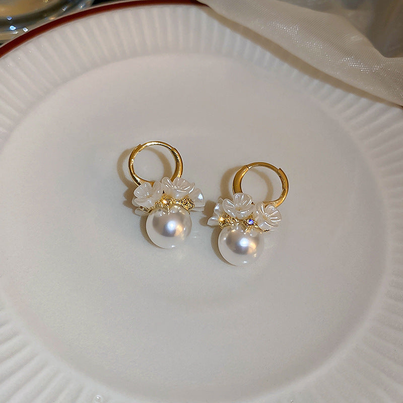 Luxury Mermaid Pearl Fashion High Sense Earrings