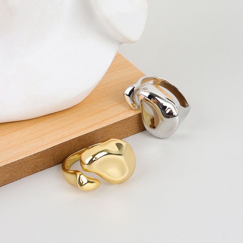 Women's Style Jewelry Niche Design Minimalist Irregular Rings