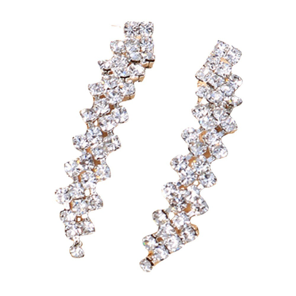Women's Rhinestone Fashion Simple Diamond Suit Ethnic Style Necklaces