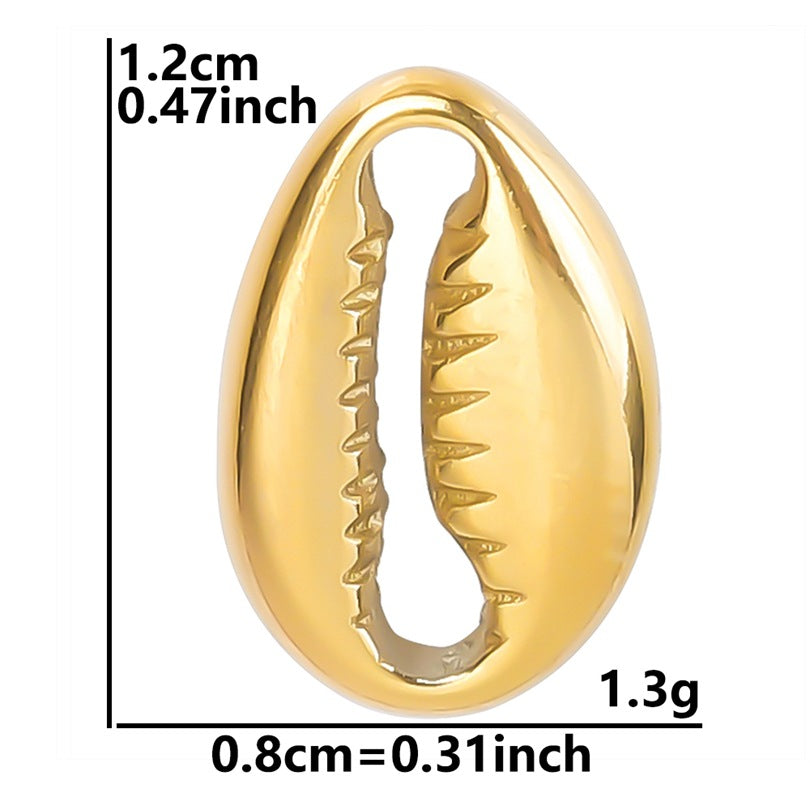 Stainless Steel Shell Ornament Accessories Light Luxury Minority Necklaces