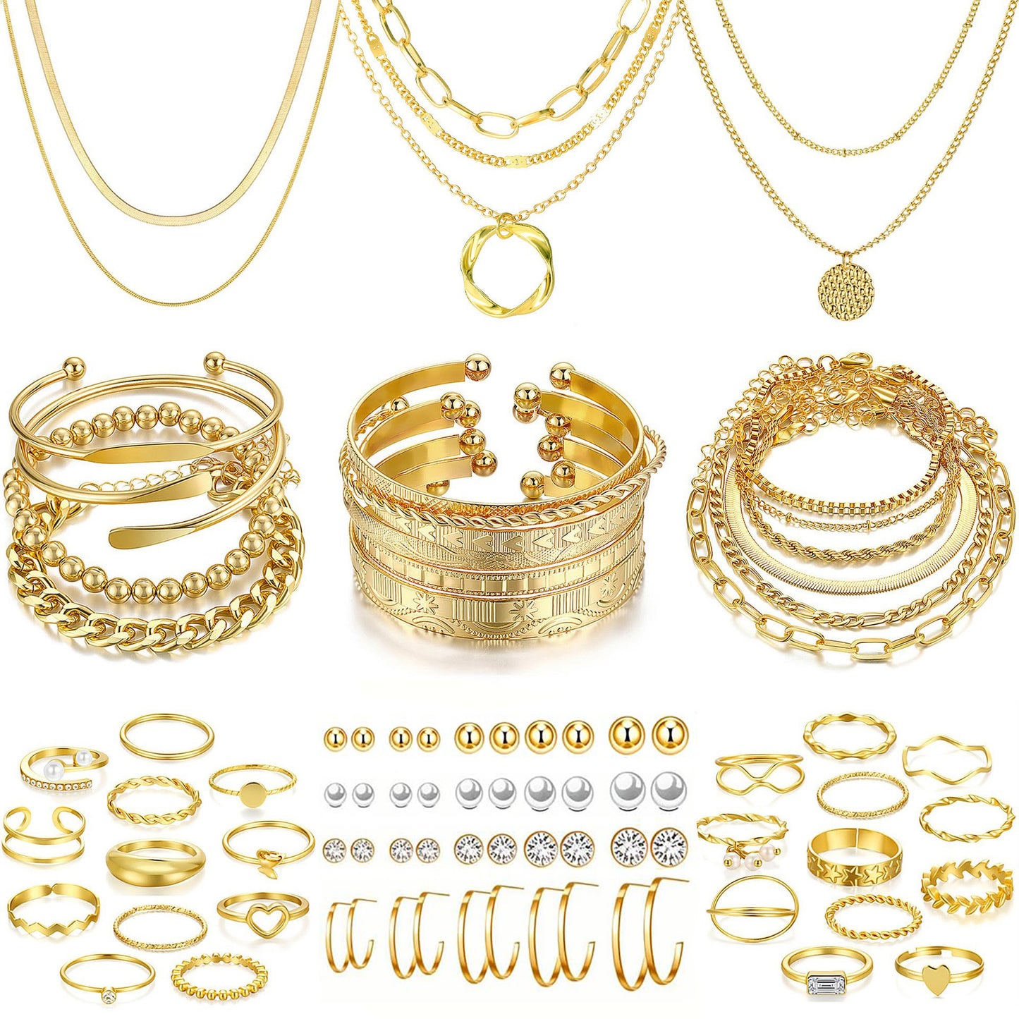 Women's Infinite Love Twin Style Brace Lace Jewelry Set