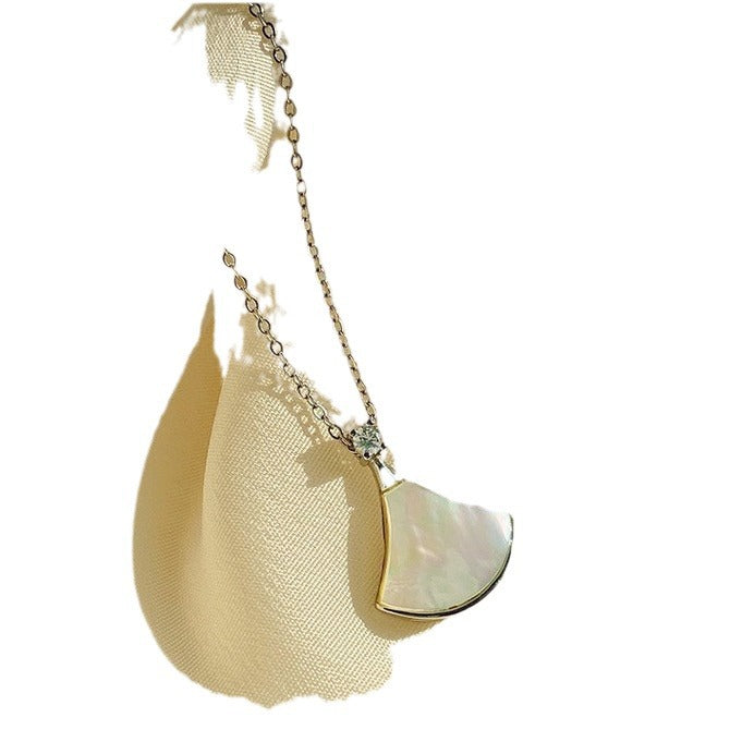 Women's Fan-shaped For Spring Small Skirt Simple Necklaces