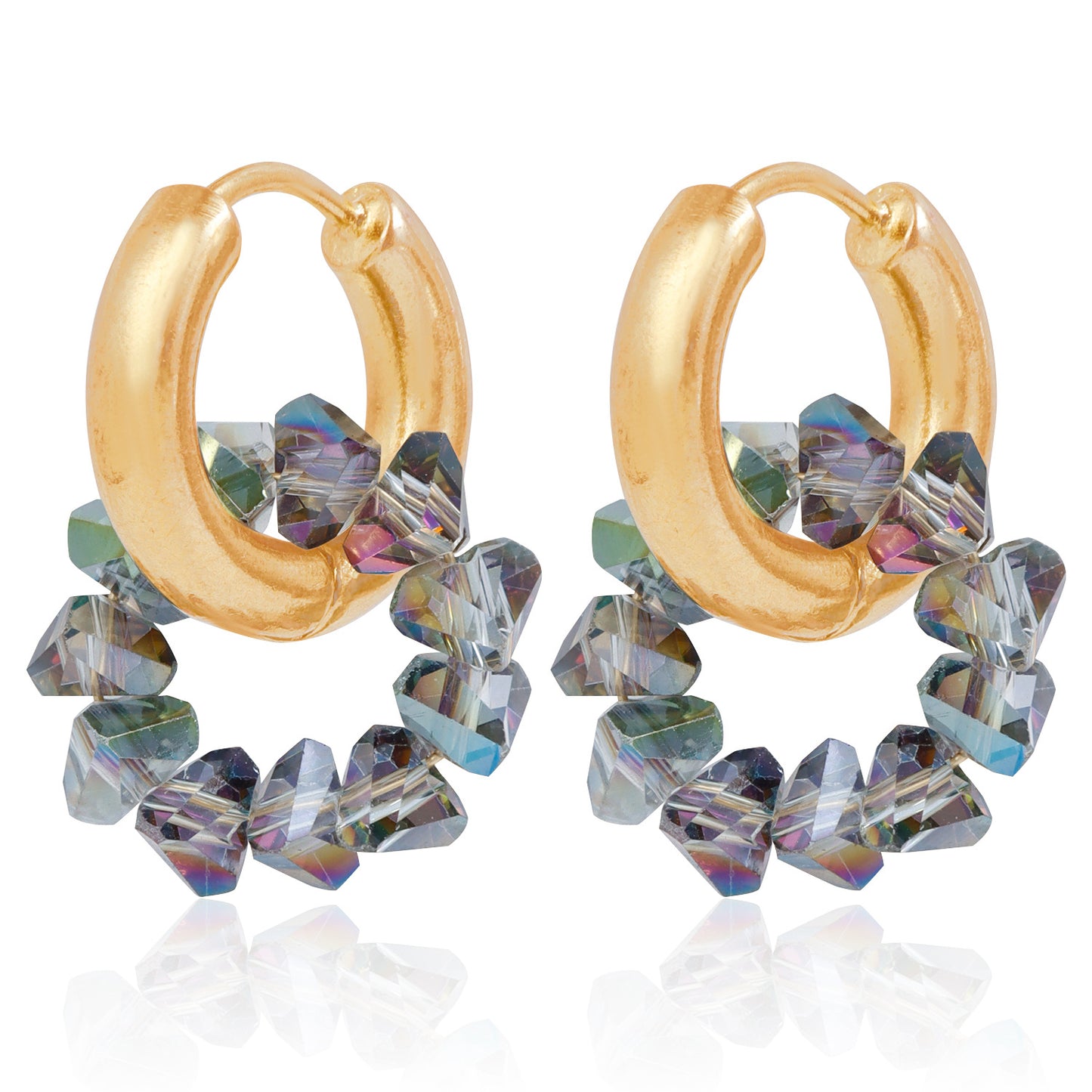 Hoop Hot Pointed Crystal Personality Minimalist Elegant Earrings
