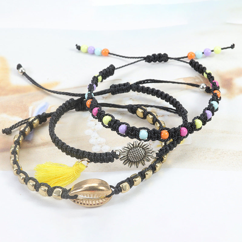 Wax Line Woven Beach Surfing Carrying Bracelets
