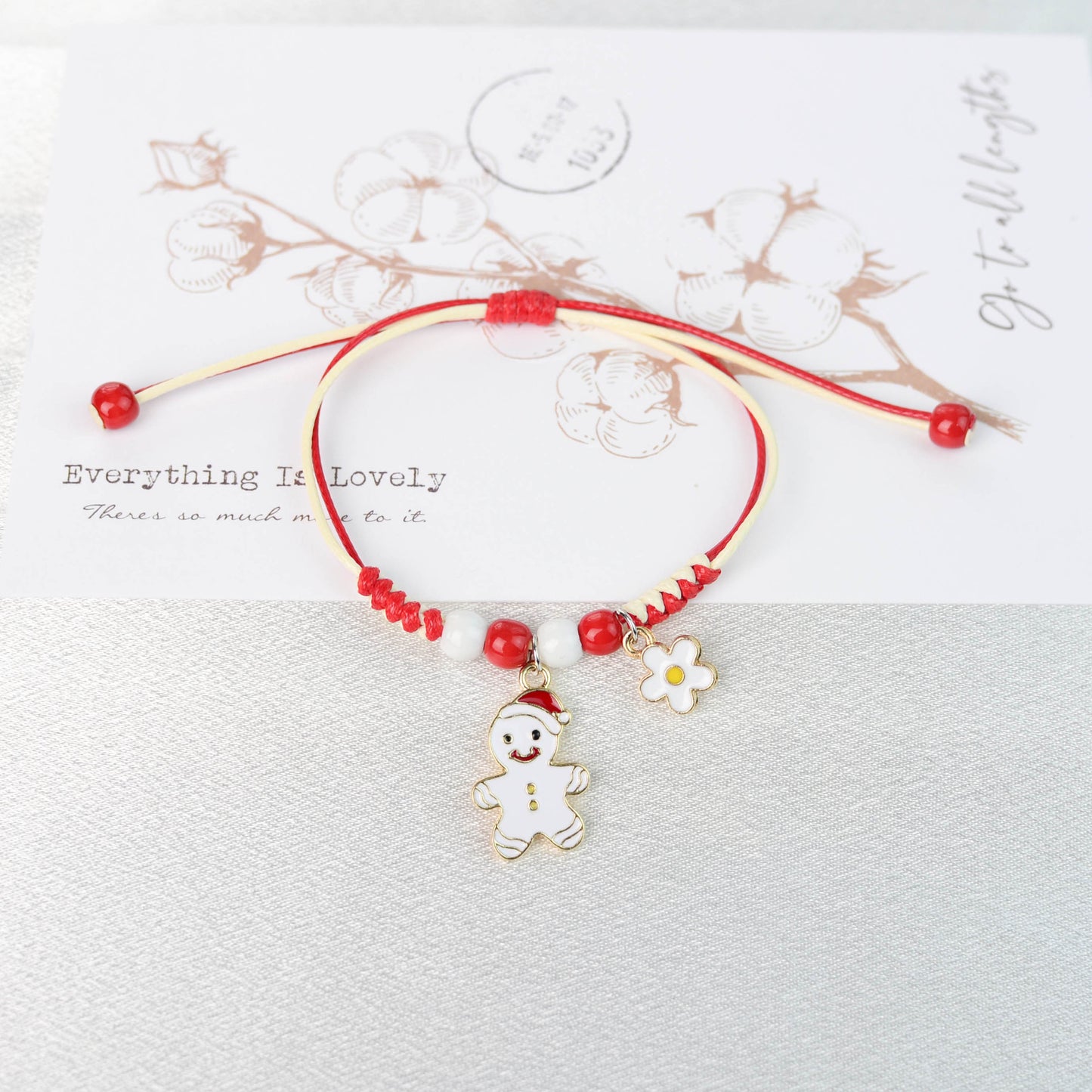 Glamorous Fashion Christmas Woven Santa Claus Bracelets