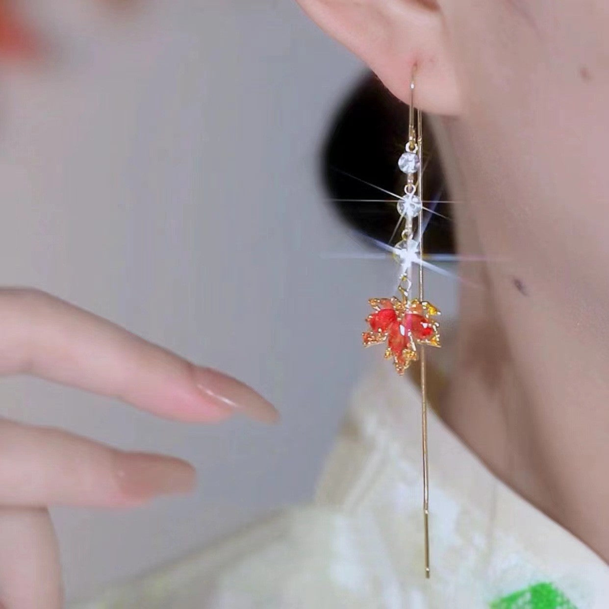 Women's Tassel Ear Thread Trendy Light Luxury Earrings