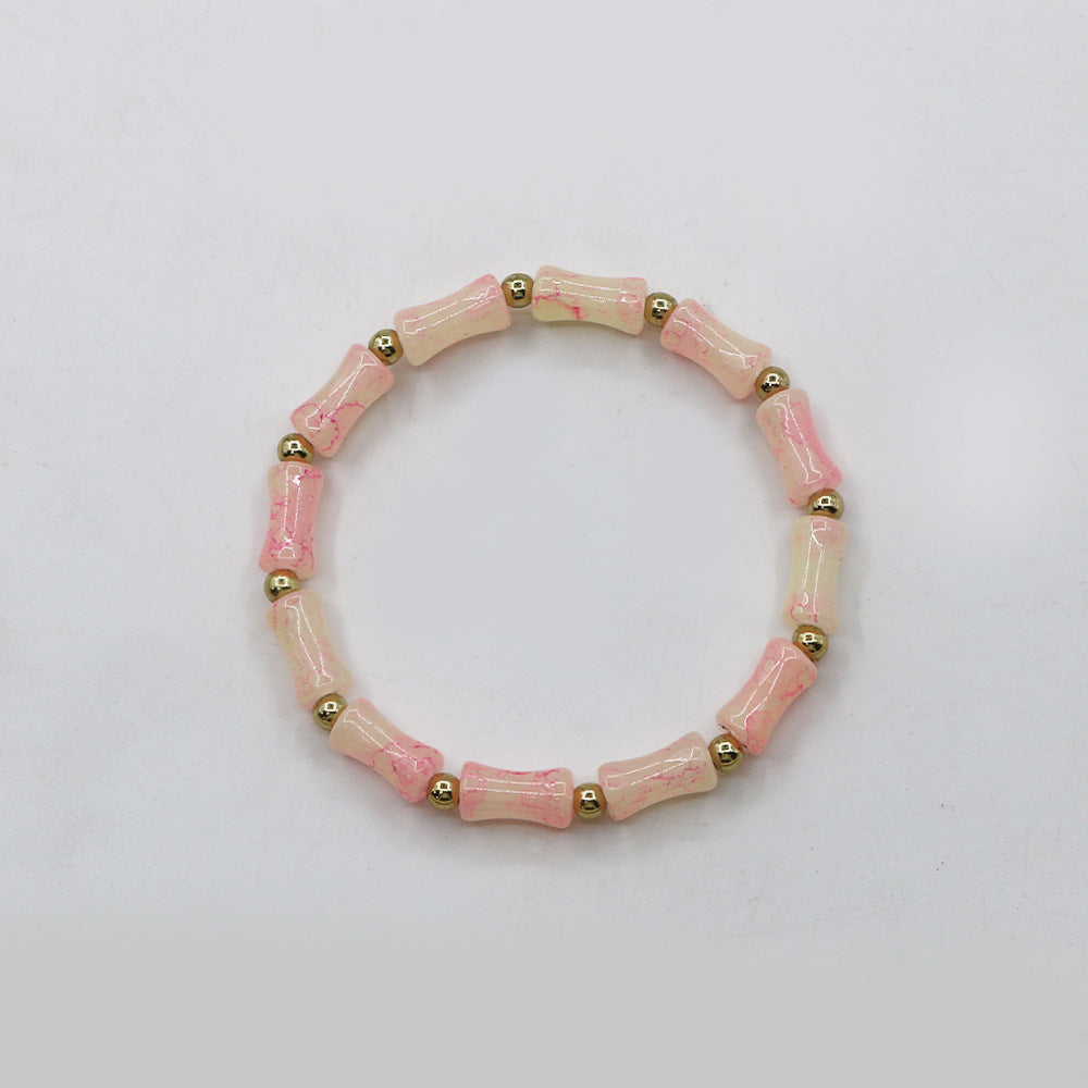 Imitation Aventurine Festival High National Style Bracelets