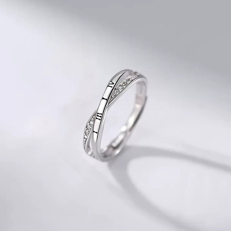 Women's & Men's One Pair Simple Niche High Sense Rings