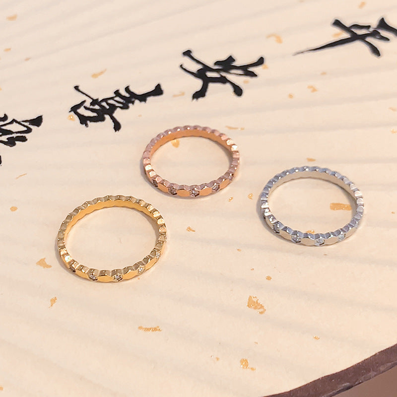 Drill Titanium Steel Female Niche Advanced Rings