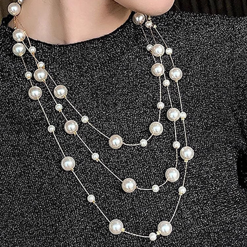 Trendy Long Sweater Chain Light Luxury Necklaces