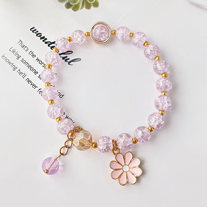 Flower Design High-grade Summer Cold Style Bracelets