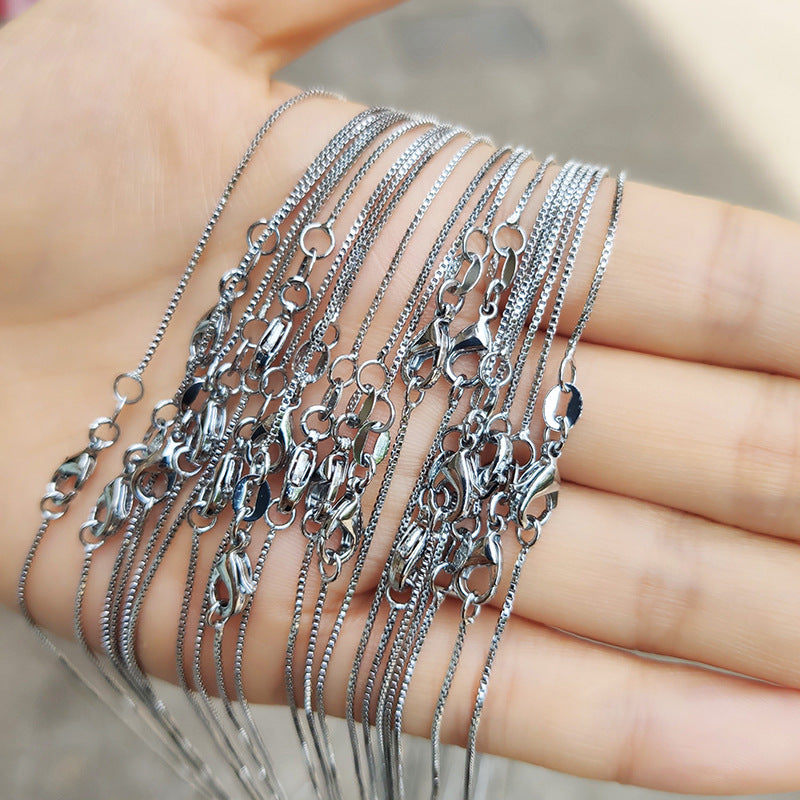 Seeds Water Wave Ingot O-shaped Steel Color Ornament Pendants