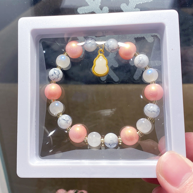 Women's High-grade Gourd Beaded Light Luxury Korean Style Girlfriends Bracelets