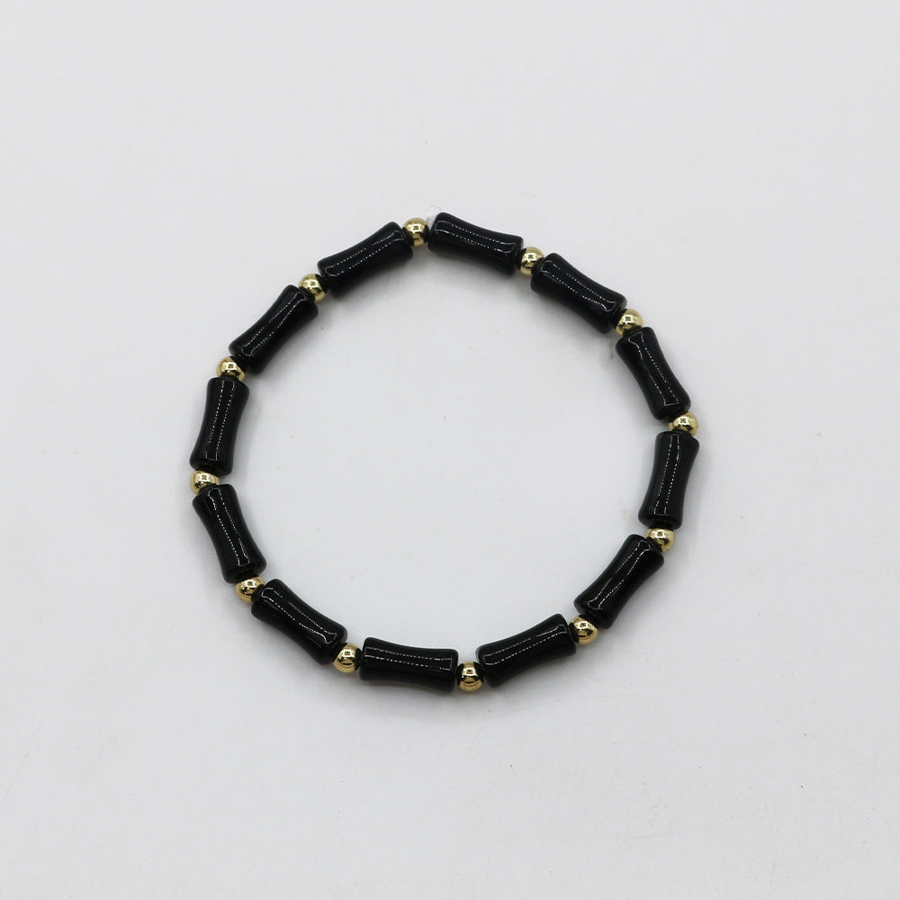 Imitation Aventurine Festival High National Style Bracelets