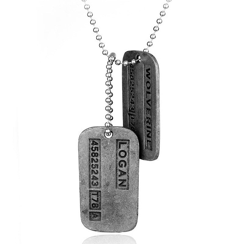 The Woerine Double Tag Soldier Dog Necklaces