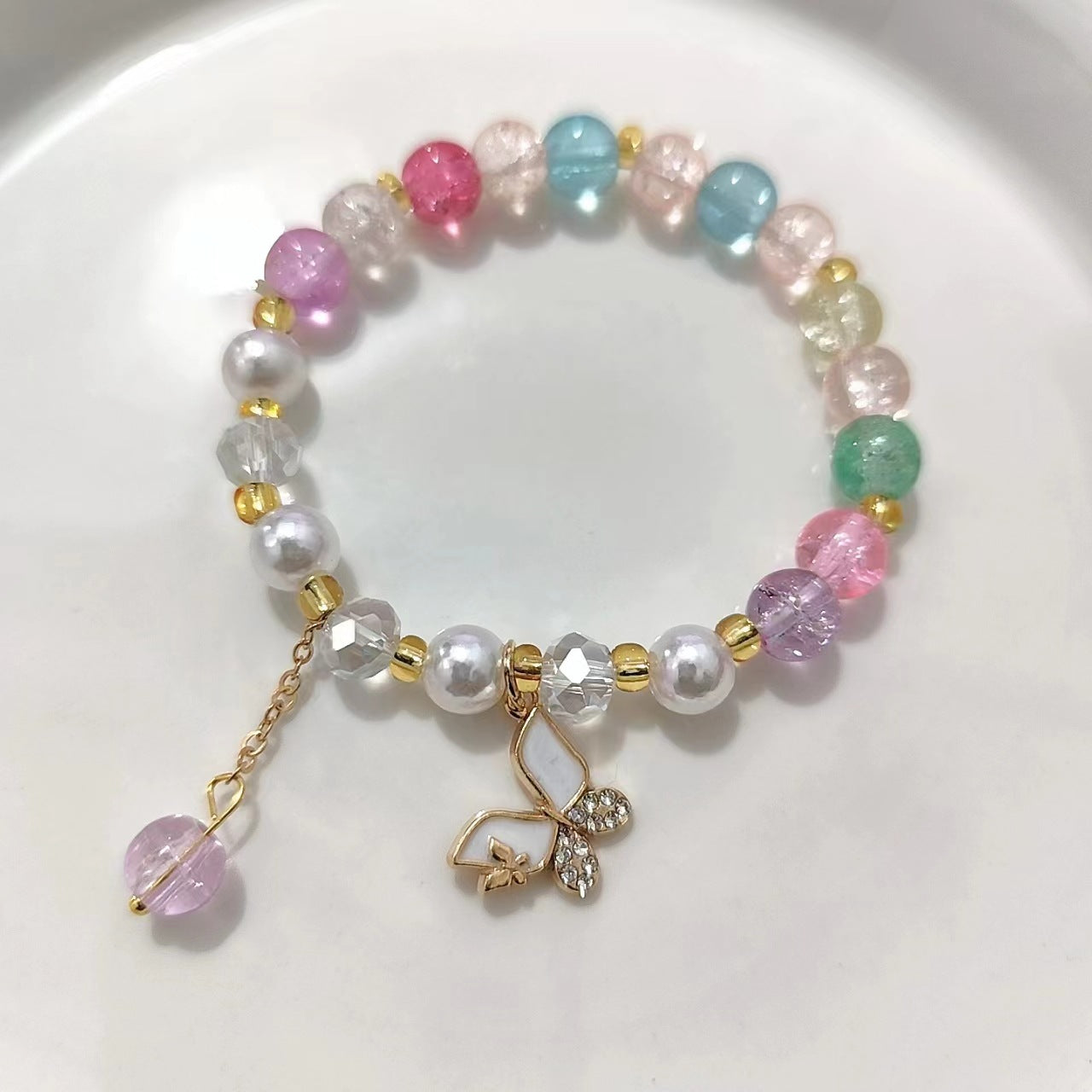 Ink Butterfly Female Chinese Style Joint Bracelets