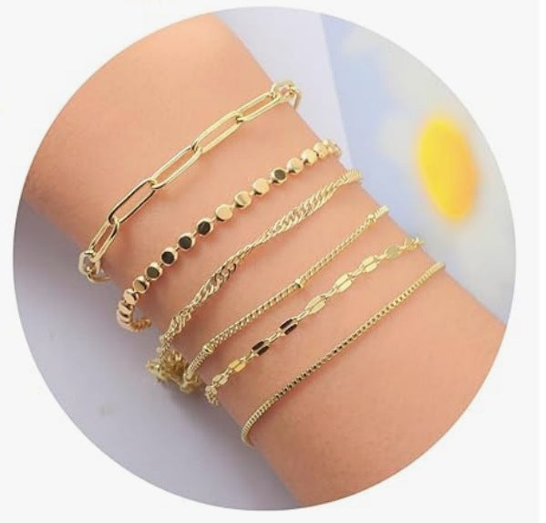 Ornament Exquisite Suit Personality Retro Metal Bracelets