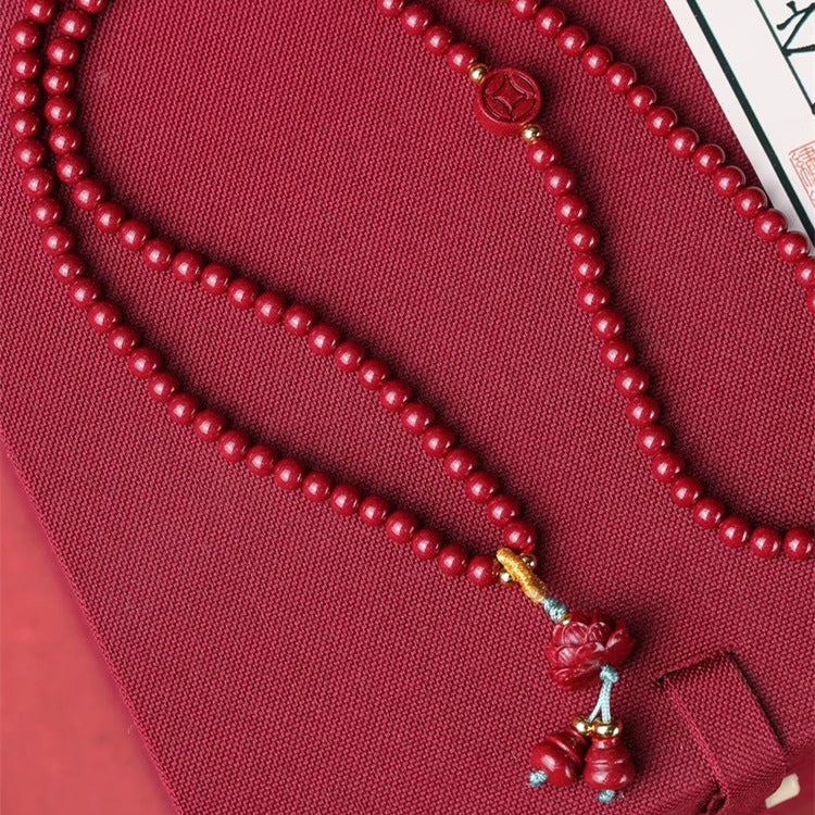 Women's & Men's Raw Ore Cinnabar Money Pi Original Bracelets