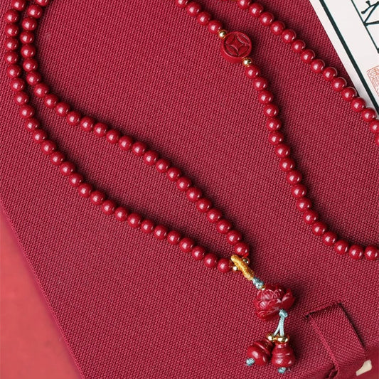 Women's & Men's Raw Ore Cinnabar Money Pi Original Bracelets