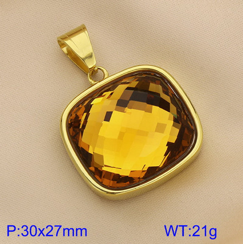 Elegant High Sense Square Multicolor Retro Pendants