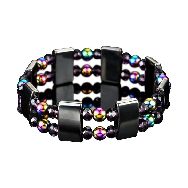 Elegant Colorful Section Hematite Magnet Female Bracelets