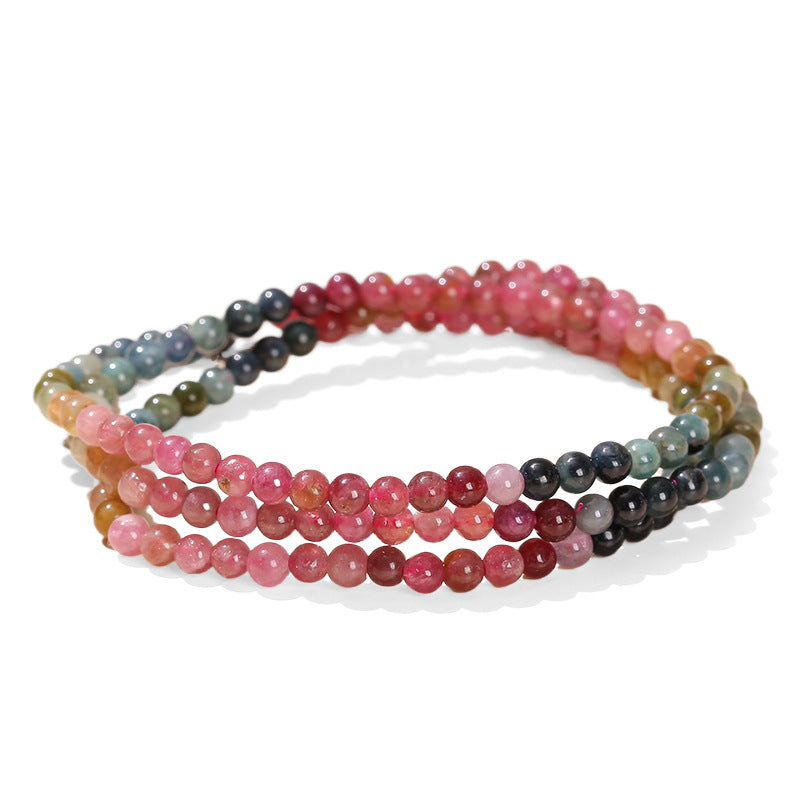 Jewelry Natural Super Seven Garnet Colorful Bracelets