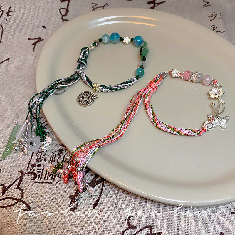 Love Flower String Beads National Design High Bracelets