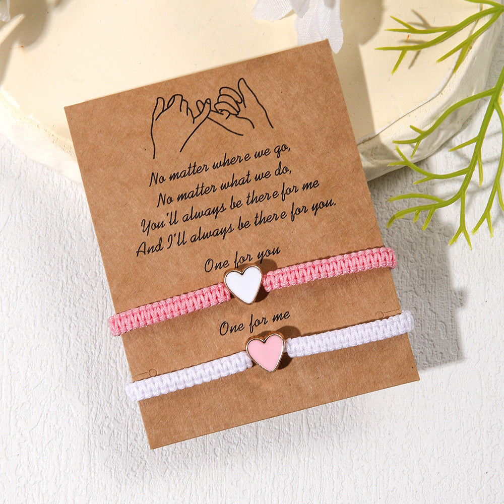 Simple Handmade Woven Adjustable Surfer Carrying Bracelets