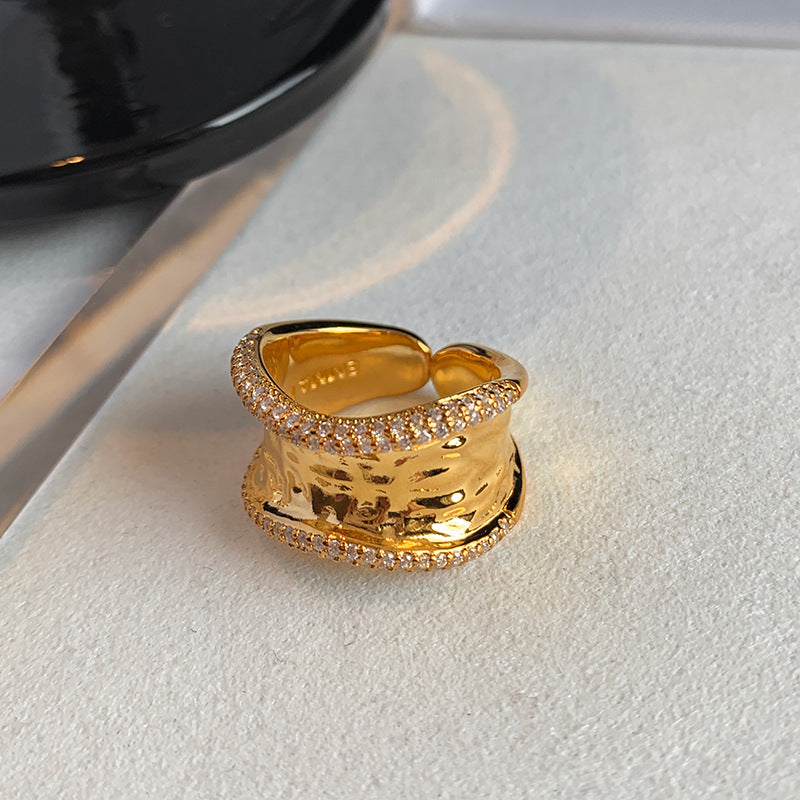 Finger With Opening Female Niche Design Fashion Personality Rings