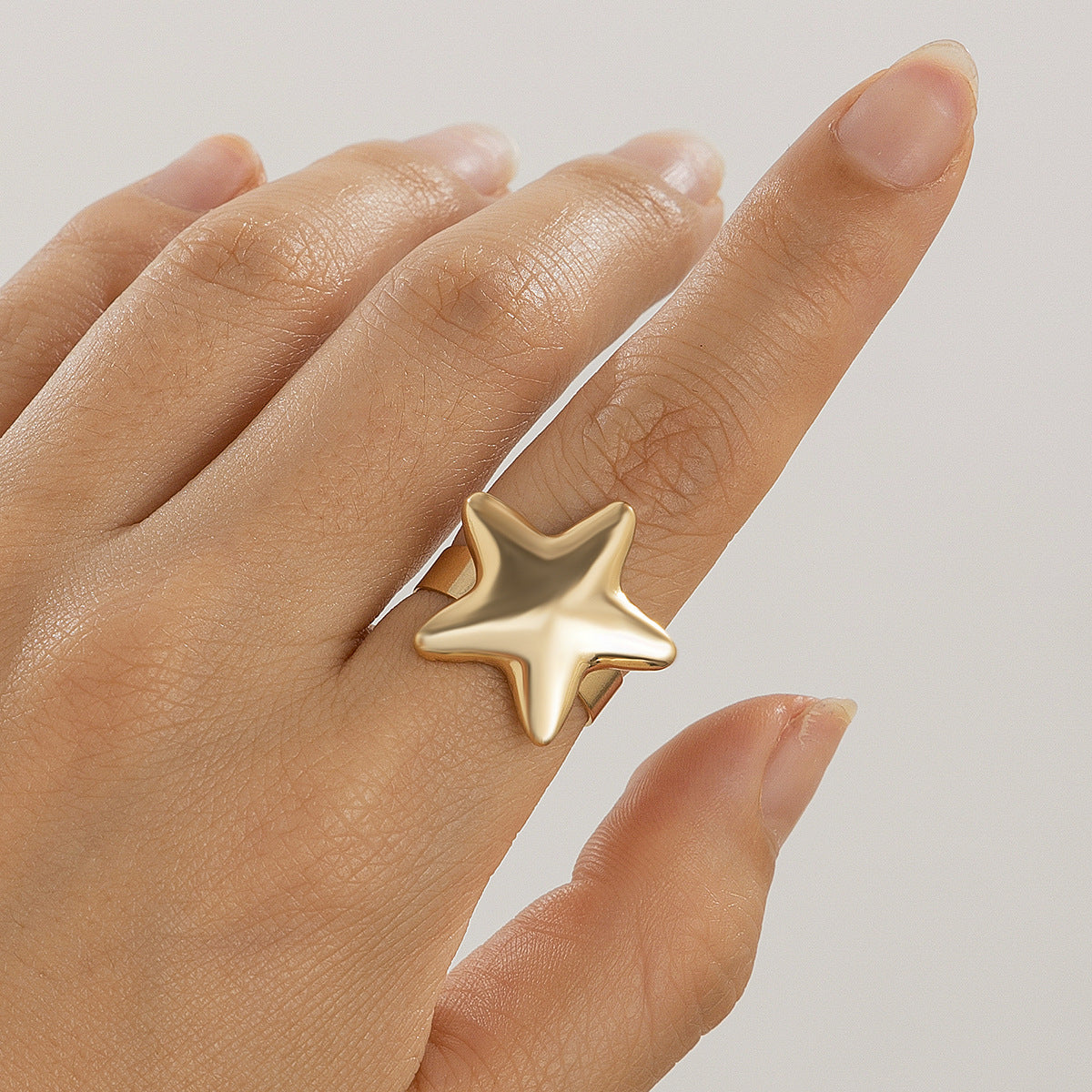 Style Niche Three-dimensional Star Spicy Beautiful Rings