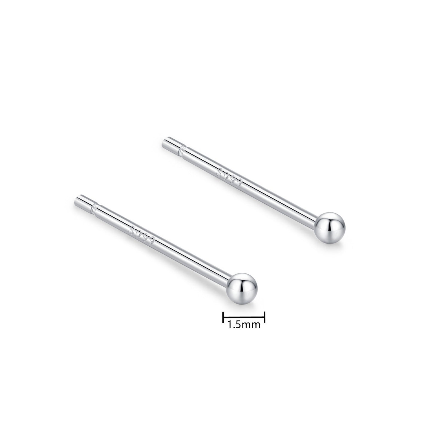 Women's Sterling Sier For Trendy One Week Small Ornament Earrings