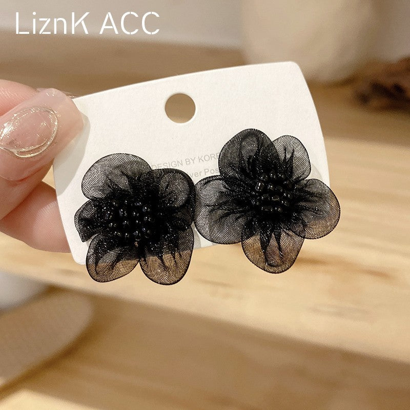 Popular Fashionable Elegant Female Flower Ear Earrings