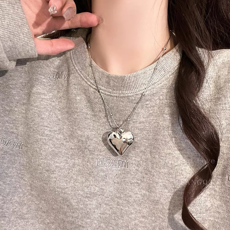 Cool Style Love Clavicle Chain Female Necklaces
