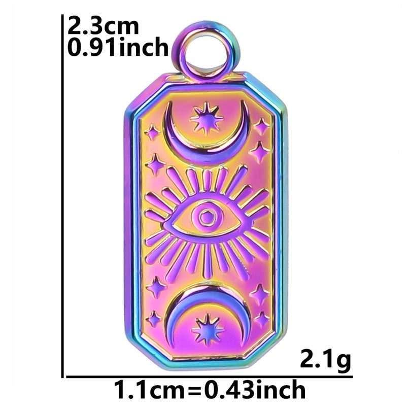 Stainless Steel Devil's Eye Ornament Accessories Necklaces