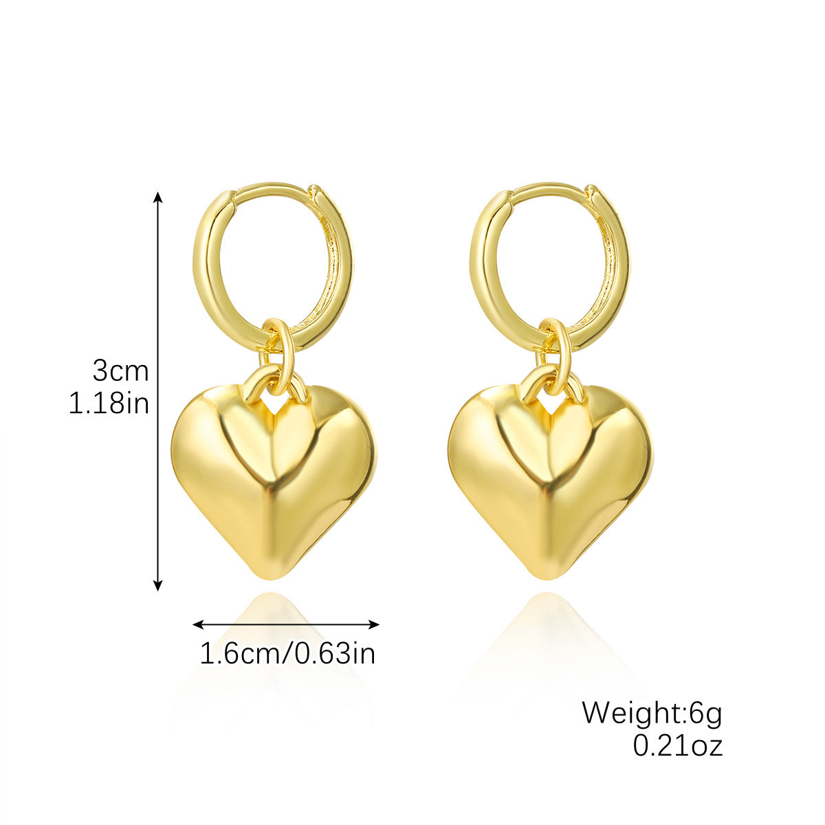 Zirconium Gold Plated Moissanite Ear Clip Suit Wind Simple Rings