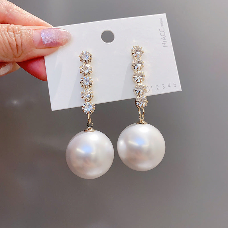 Luxury Mermaid Pearl Fashion High Sense Earrings