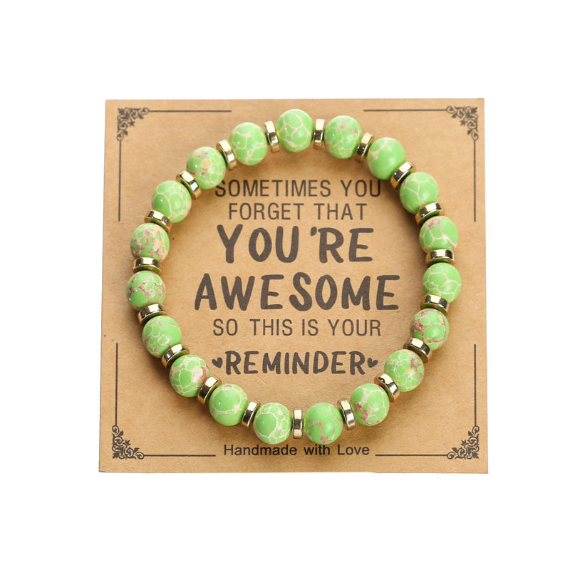 Heart Magnetic Powder Zebra Adjustable Hand Bracelets